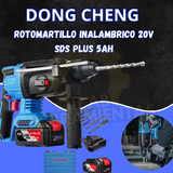 ROTOMARTILLO INALAMBRICO DONG CHENG  SDS PLUS DE 20V/5.0AH